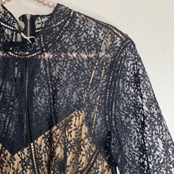 ALEXANDER WANG lace dress with nude slip. - Picture 4 of 8